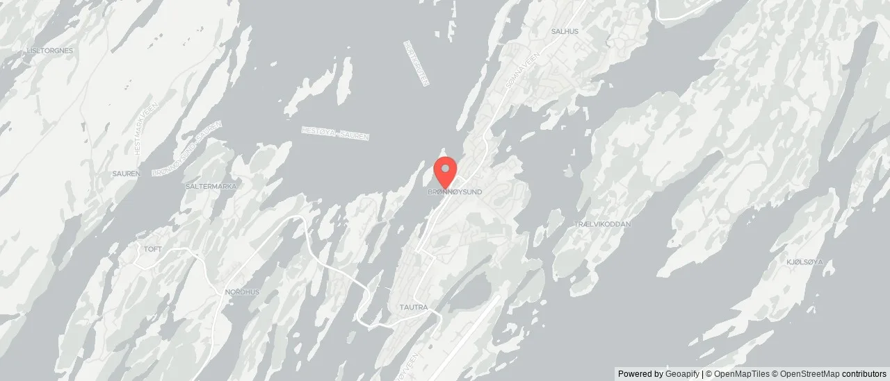 Brønnøysund hurtigbåtkai to Sandnessjøen hurtigbåtkai