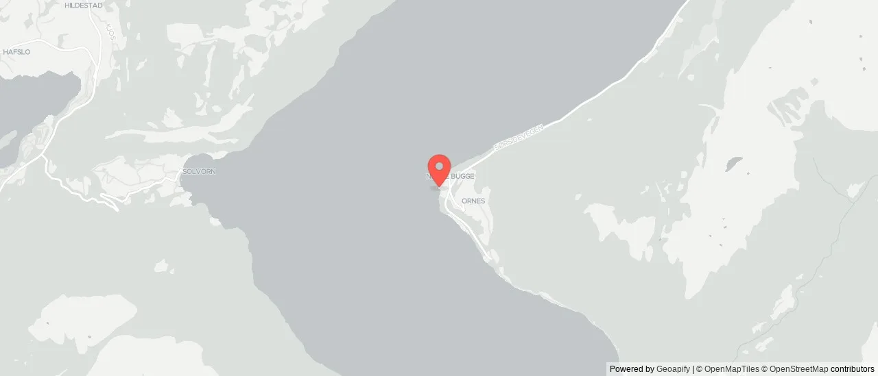 Ornes ferjekai to Meløysund ferjekai