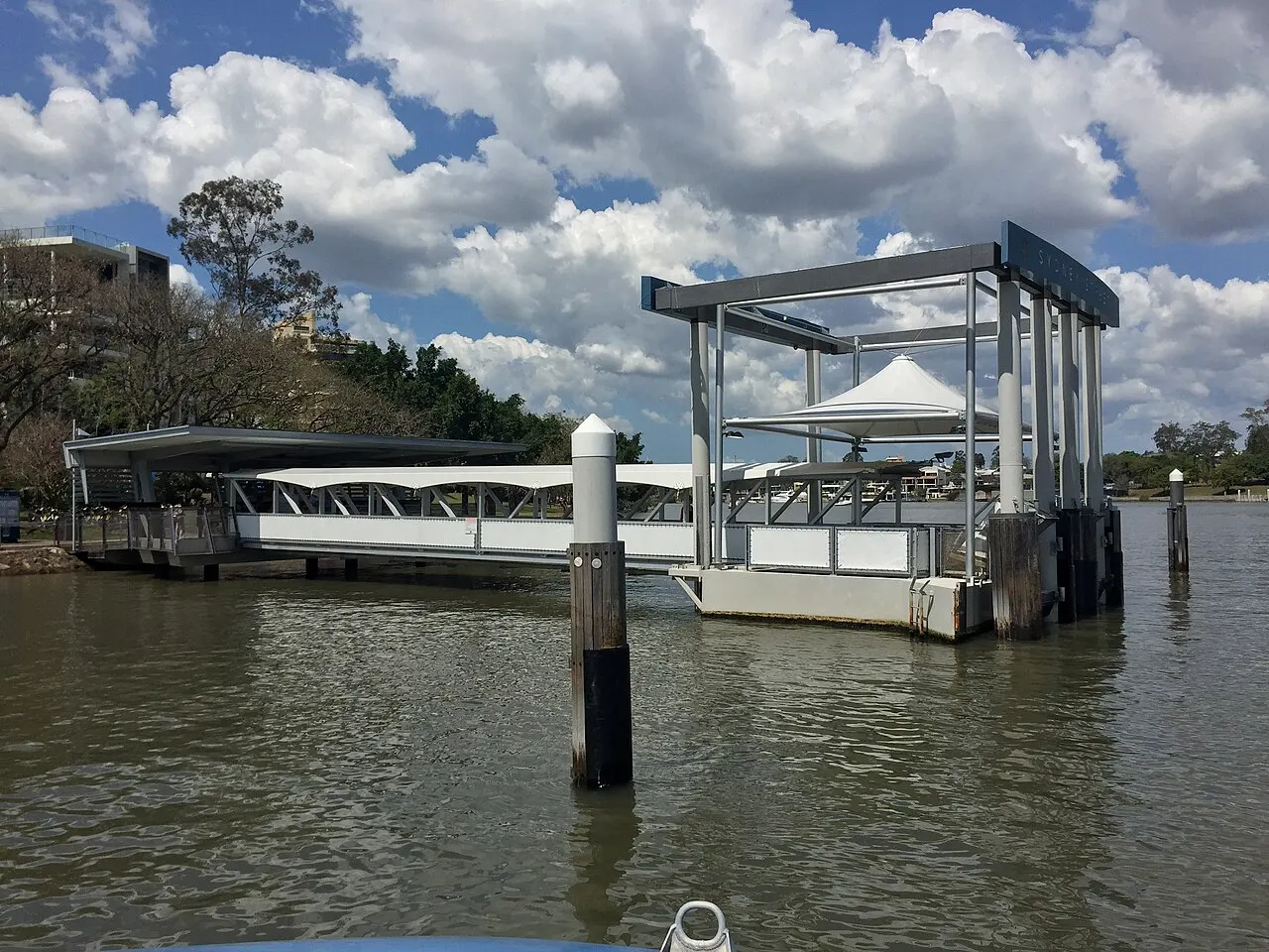 Sydney Street ferry terminal to Mowbray Park ferry terminal